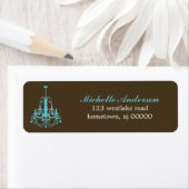 Elegante Chandelier Address Labels (Insitu)