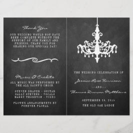 Elegante Chandelier Chalkboard Wedding Collection