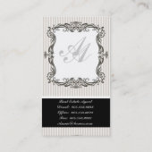 Elegante Chandelier Real Anwesen Business Cards Visitenkarte (Rückseite)