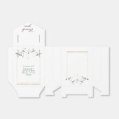 Elegante Charm Green Wildblume Wedding Geschenkschachtel (Ungefaltet)