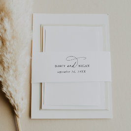 Elegante Charm Wedding Invitation Bly Band