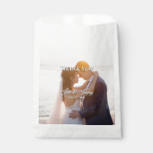 Elegante charmante romantische Hochzeitseinladung Geschenktütchen (Vorderseite)