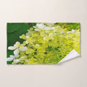 Elegante Chartreuse Green Limelight Hydrangea Badhandtuch Set (Handtuch)