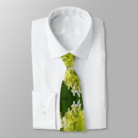 Elegante Chartreuse Green Limelight Hydrangea Krawatte (Gebunden)