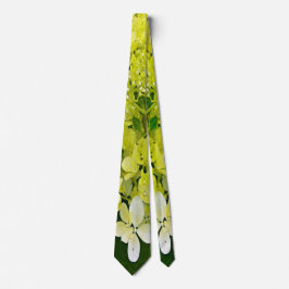 Elegante Chartreuse Green Limelight Hydrangea Krawatte