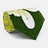 Elegante Chartreuse Green Limelight Hydrangea Krawatte (Gerollt)