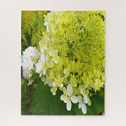 Elegante Chartreuse Green Limelight Hydrangea Puzzle (Vertikal)