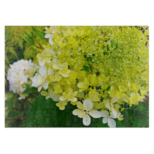 Elegante Chartreuse Green Limelight Hydrangea Schneidebrett