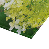 Elegante Chartreuse Green Limelight Hydrangea Schneidebrett (Ecke)