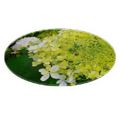 Elegante Chartreuse Green Limelight Hydrangea Schneidebrett (Ecke)