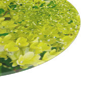Elegante Chartreuse Green Limelight Hydrangea Schneidebrett (Ecke)