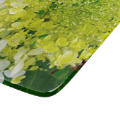 Elegante Chartreuse Green Limelight Hydrangea Schneidebrett (Ecke)