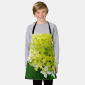 Elegante Chartreuse Green Limelight Hydrangea Schürze (Getragen)