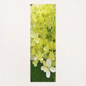 Elegante Chartreuse Green Limelight Hydrangea Yogamatte (Vorderseite)