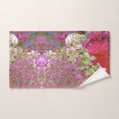 Elegante Chartreuse Green, Pink und Blue Hydrangea Badhandtuch Set (Handtuch)