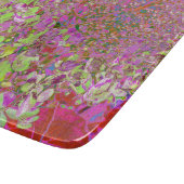 Elegante Chartreuse Green, Pink und Blue Hydrangea Schneidebrett (Ecke)