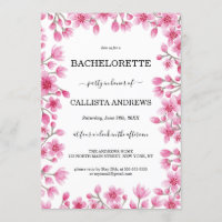 Elegante Cherry Blossom Bachelorette