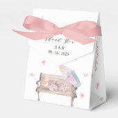 Elegante Cherry Blossom Gastgeschenk Hochzeit Box Geschenkschachtel (Vorderseite)