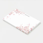 Elegante Cherry Blossom Personalisierte Post-It®-N Post-it Klebezettel (angewinkelt)