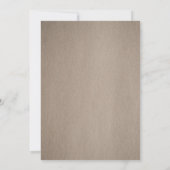 Elegante Cherry Blossom Pink Floral Wedding Einladung (Rückseite)