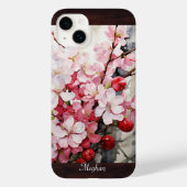 Elegante Cherry Blossom Wasserfarbe Case-Mate iPhone Hülle (Rückseite)