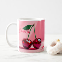 Elegante Cherry Tasse - Ruby Crystal Edition