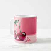 Elegante Cherry Tasse - Ruby Crystal Edition (Vorderseite Links)