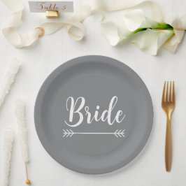 elegante chic BRAUT | Pappteller