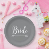 elegante chic BRAUT | Pappteller (Party)
