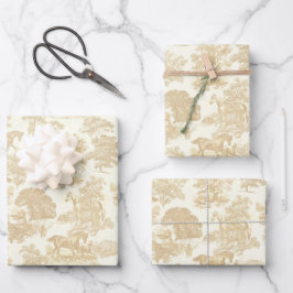 Elegante Chic Cream Beige Ristorante Al Pentolino Geschenkpapier Set