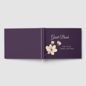 Elegante Chic Magnolia Wedding Gästebuch (Voll)