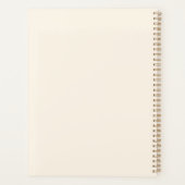 Elegante Chic Nail Salon Berufliche Ernennung Planer (Rückseite)