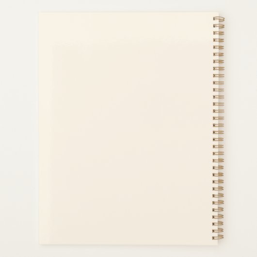 Elegante Chic Nail Salon Berufliche Ernennung Planer (Rückseite)