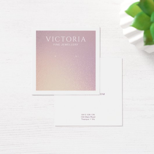 Elegante Chic Ombre Earring Display Card (Schreibtisch)