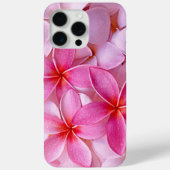Elegante Chic Pastel Pink Hawaiian Plumeria Blume Case-Mate iPhone Hülle (Rückseite)