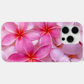 Elegante Chic Pastel Pink Hawaiian Plumeria Blume Case-Mate iPhone Hülle (Rückseite (Horizontal))