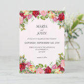 Elegante Chic Romantische Minimalistische klassisc Einladung (Stehend Vorderseite)