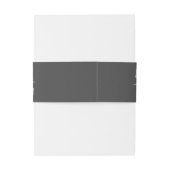 Elegante Chic-Rose Einladungsbanderole (Rückseitenbeispiel)