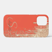 Elegante Chic Rose Gold Glitzer Tropfen Case-Mate iPhone Hülle (Rückseite (Horizontal))