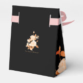 Elegante Chic Rose Hochzeit Geschenkschachtel (Rückseite)