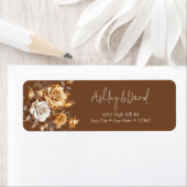 Elegante Chic-Rose | Romantische Rücksendeadresse (Insitu)