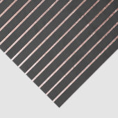 Elegante Chic-Rosen-Goldstreifen und -SCHWARZES Seidenpapier (Ausschnitt)