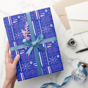 Elegante Chic Special Vintage Junggesellinnenabsch Geschenkpapier