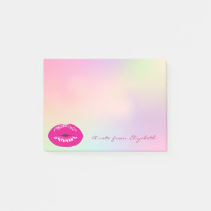 Elegante Chic Stilvoll Girly Ombre Lips Post-it Klebezettel