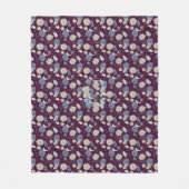Elegante Chic Wildblume Gelb Fleecedecke (Vorderseite)