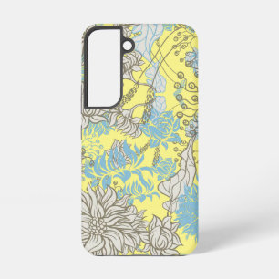 Elegante Chic Wildblume Gelb Samsung Galaxy Hülle