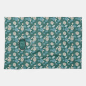 Elegante Chic-Wildblume Geschirrtuch (Horizontal)