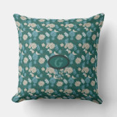 Elegante Chic-Wildblume Kissen (Vorderseite)