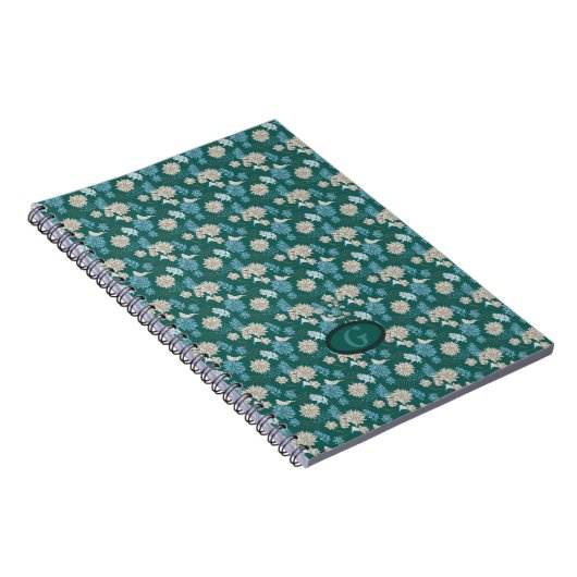 Elegante Chic-Wildblume Notizblock (Rechte Seite)