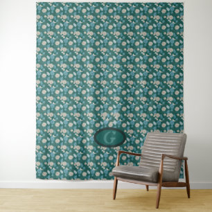 Elegante Chic-Wildblume Wandteppich